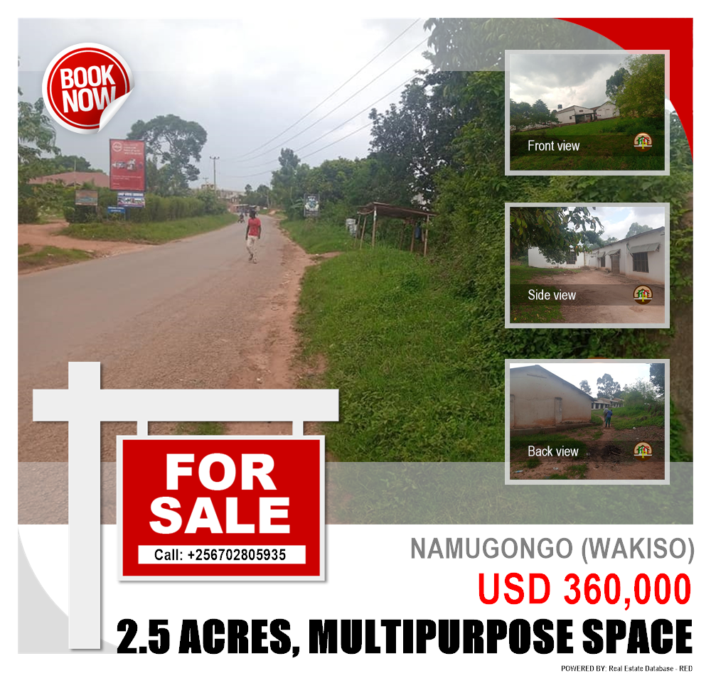 Multipurpose space  for sale in Namugongo Wakiso Uganda, code: 90676