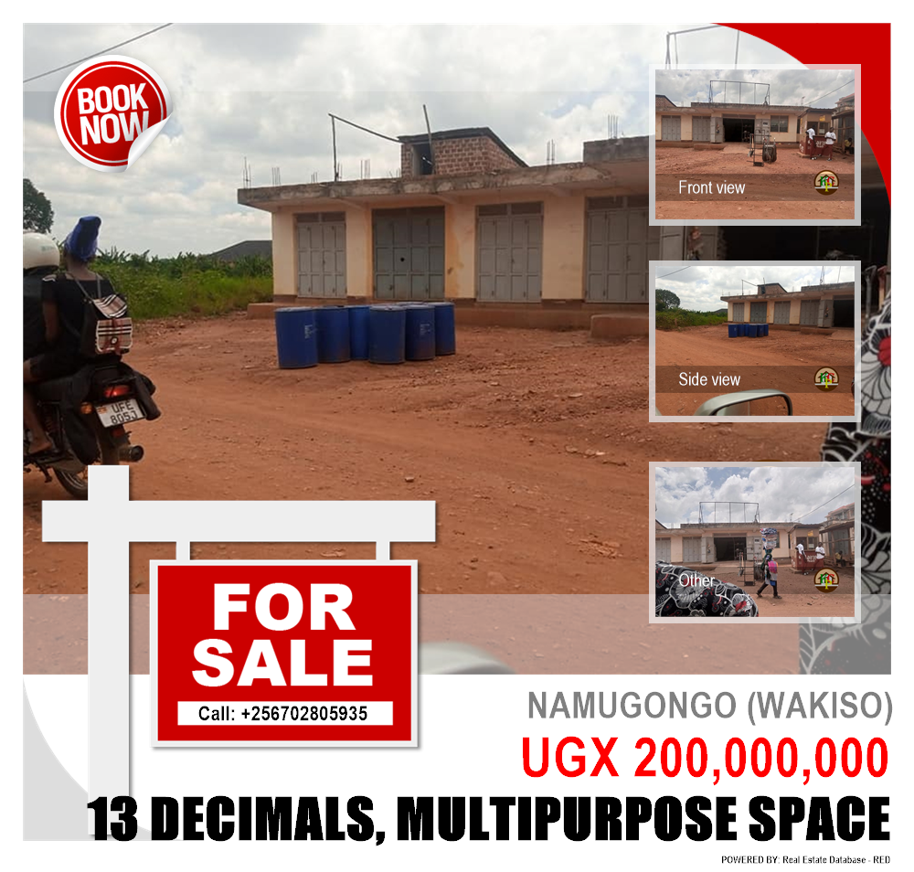 Multipurpose space  for sale in Namugongo Wakiso Uganda, code: 90690