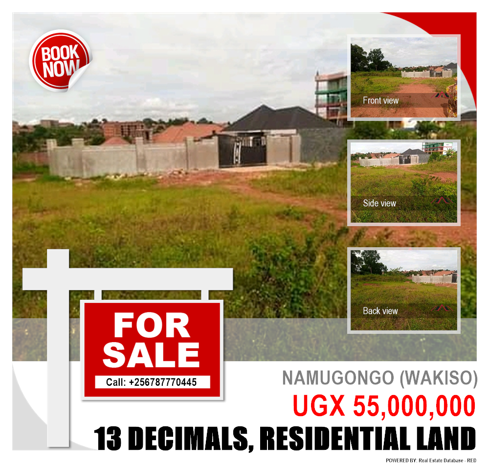 Residential Land  for sale in Namugongo Wakiso Uganda, code: 90830