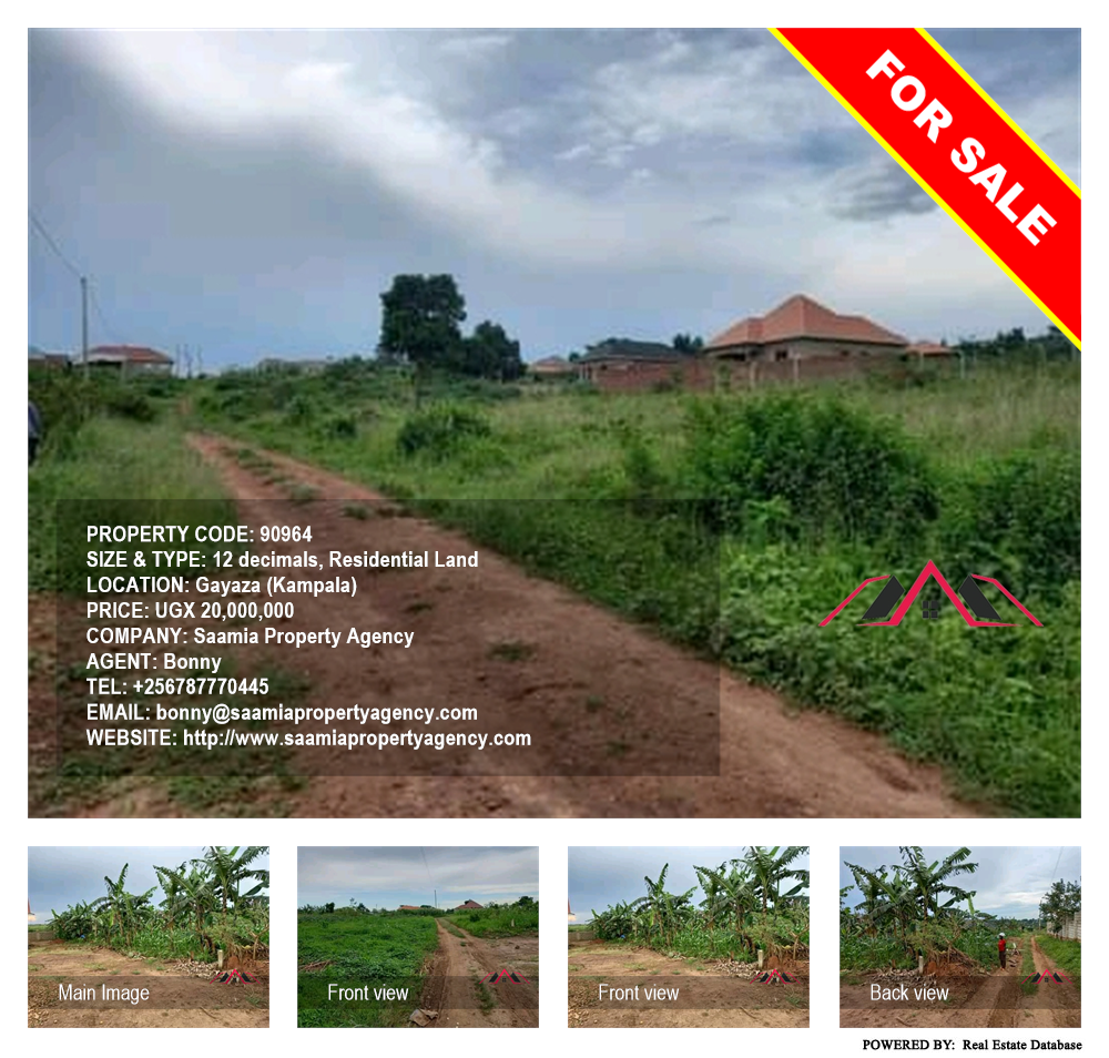 Residential Land  for sale in Gayaza Kampala Uganda, code: 90964