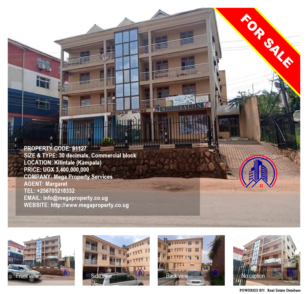 Commercial block  for sale in Kitintale Kampala Uganda, code: 91127