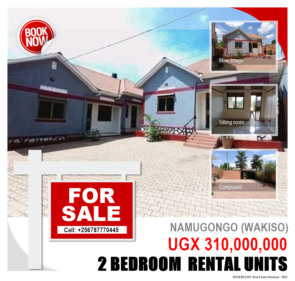 2 bedroom Rental units  for sale in Namugongo Wakiso Uganda, code: 91337