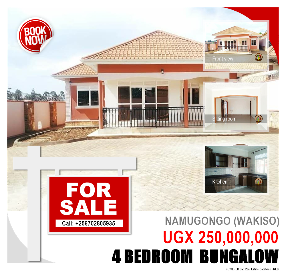 4 bedroom Bungalow  for sale in Namugongo Wakiso Uganda, code: 91487