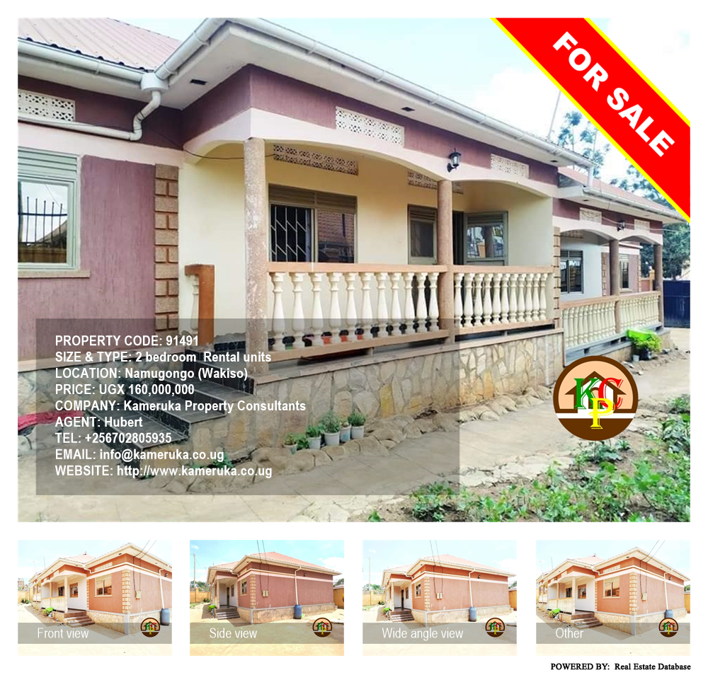 2 bedroom Rental units  for sale in Namugongo Wakiso Uganda, code: 91491