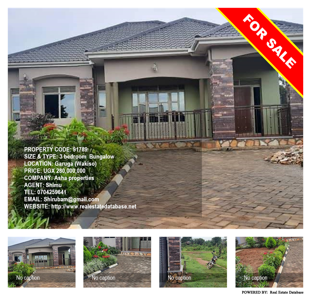 3 bedroom Bungalow  for sale in Garuga Wakiso Uganda, code: 91789