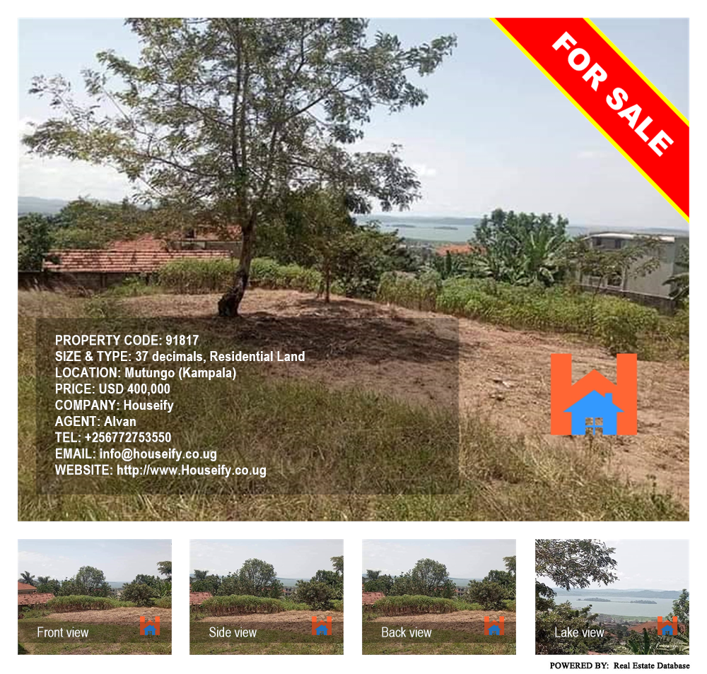 Residential Land  for sale in Mutungo Kampala Uganda, code: 91817