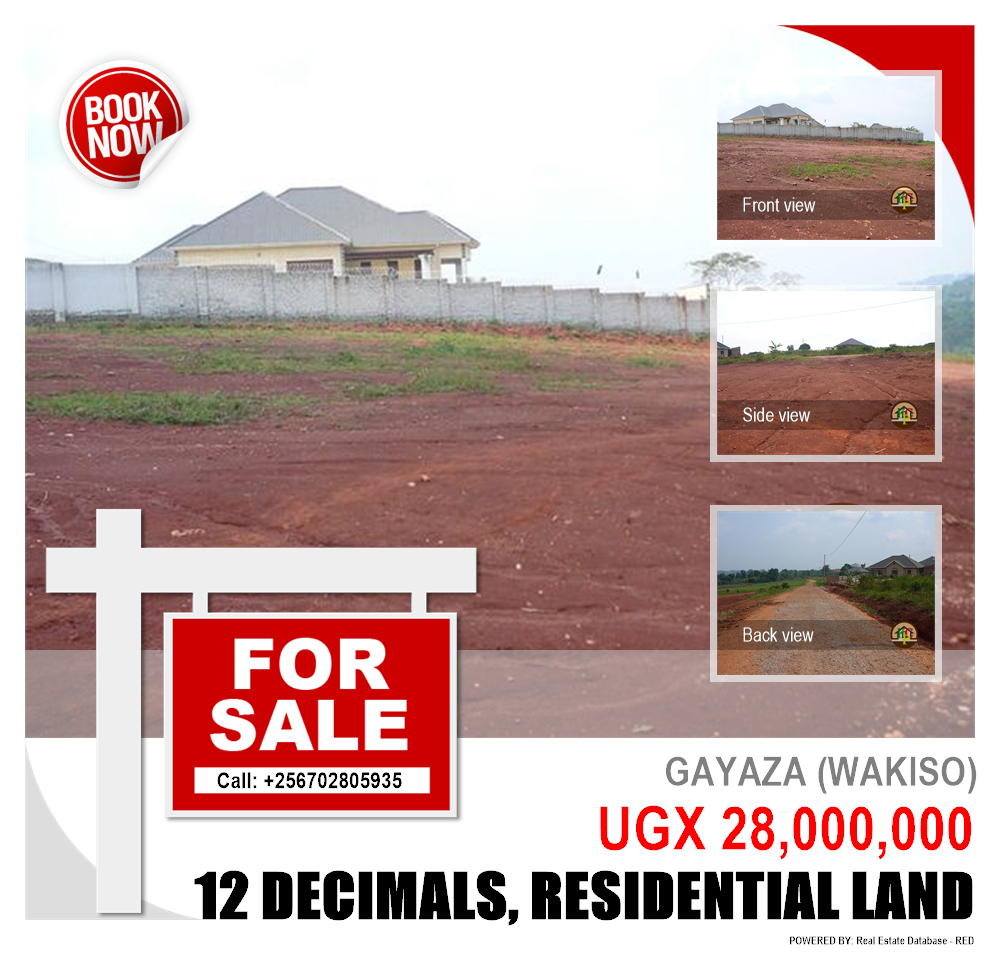 Residential Land  for sale in Gayaza Wakiso Uganda, code: 92057