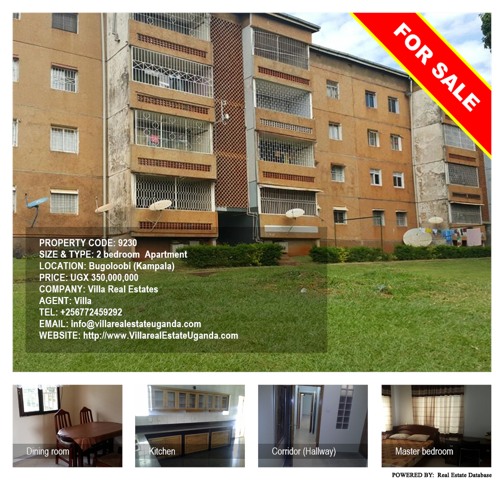 2 bedroom Apartment  for sale in Bugoloobi Kampala Uganda, code: 9230