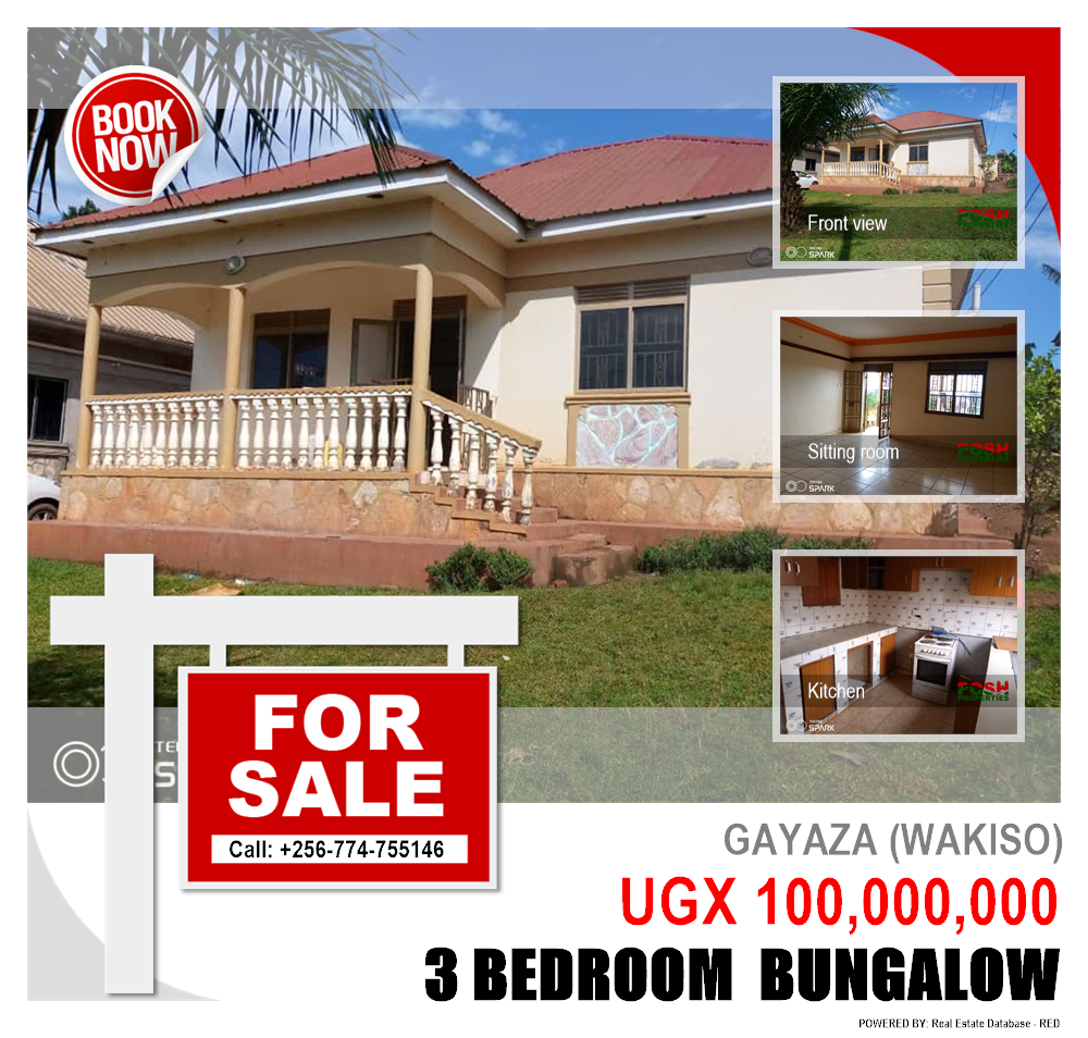 3 bedroom Bungalow  for sale in Gayaza Wakiso Uganda, code: 92784