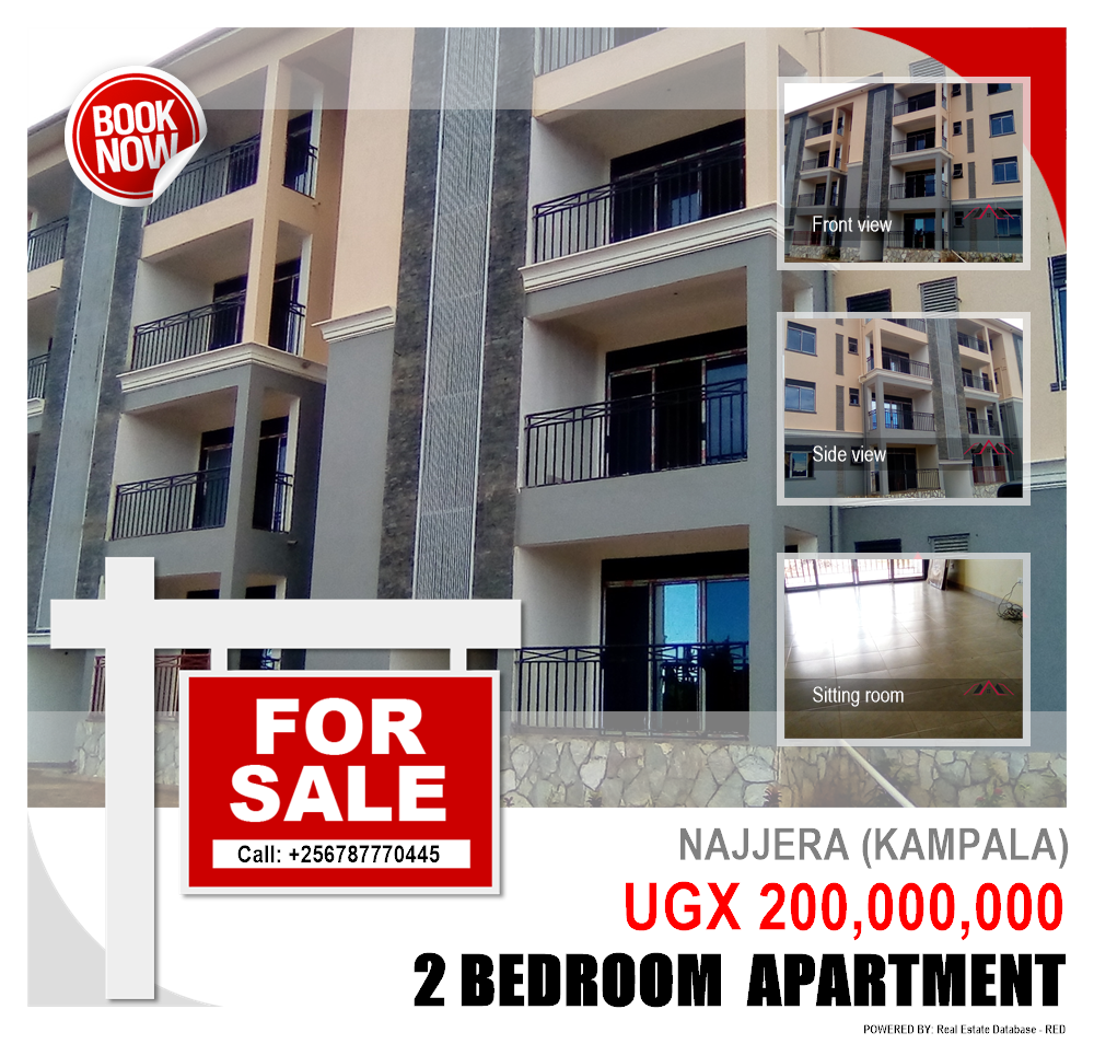 2 bedroom Apartment  for sale in Najjera Kampala Uganda, code: 92841
