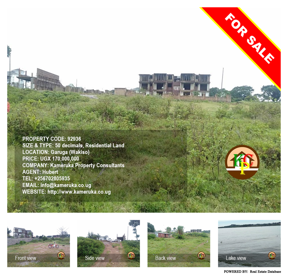 Residential Land  for sale in Garuga Wakiso Uganda, code: 92936
