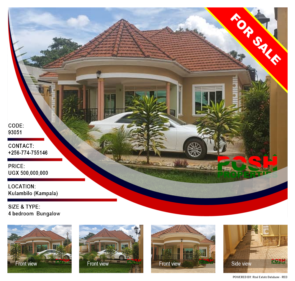 4 bedroom Bungalow  for sale in Kulambilo Kampala Uganda, code: 93051