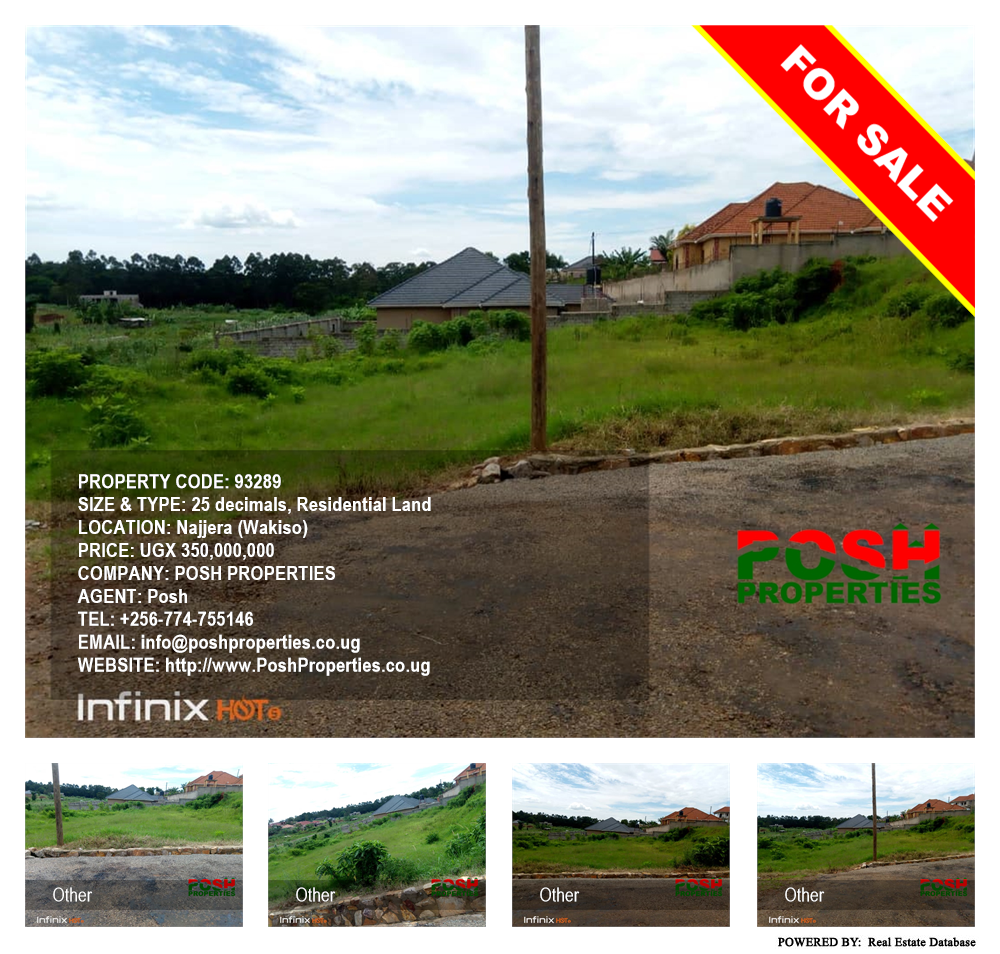 Residential Land  for sale in Najjera Wakiso Uganda, code: 93289