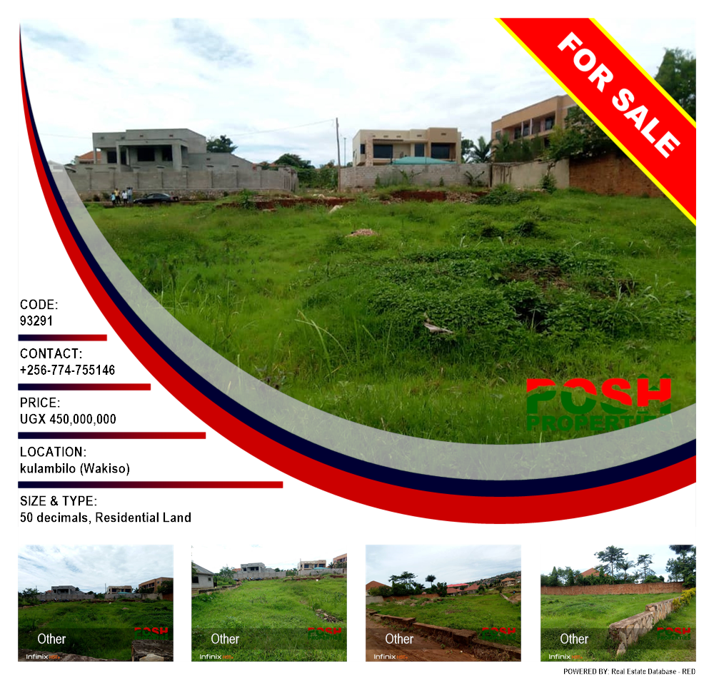 Residential Land  for sale in Kulambilo Wakiso Uganda, code: 93291