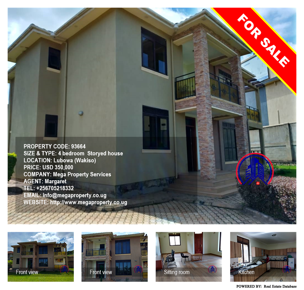 4 bedroom Storeyed house  for sale in Lubowa Wakiso Uganda, code: 93664