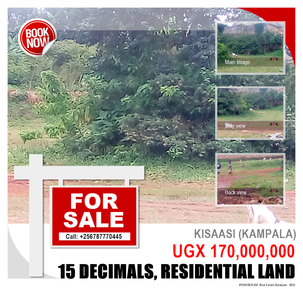 Residential Land  for sale in Kisaasi Kampala Uganda, code: 93774