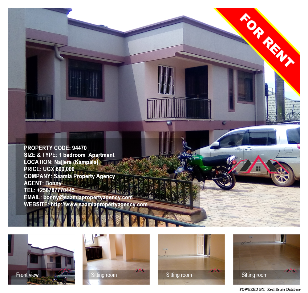 1 bedroom Apartment  for rent in Najjera Kampala Uganda, code: 94470