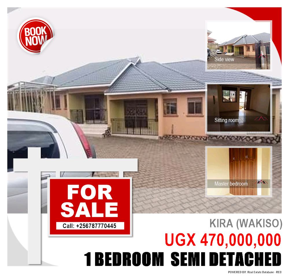 1 bedroom Semi Detached  for sale in Kira Wakiso Uganda, code: 95007