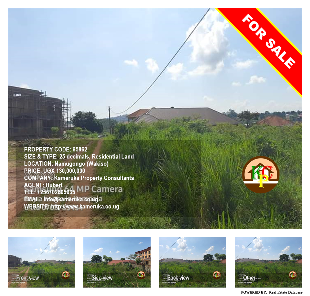 Residential Land  for sale in Namugongo Wakiso Uganda, code: 95862