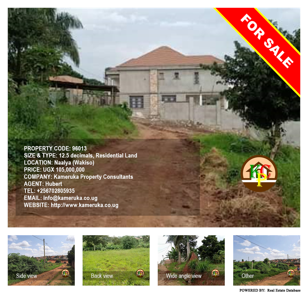 Residential Land  for sale in Naalya Wakiso Uganda, code: 96013