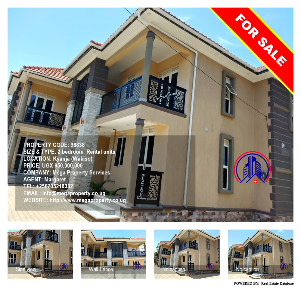 2 bedroom Rental units  for sale in Kyanja Wakiso Uganda, code: 96838