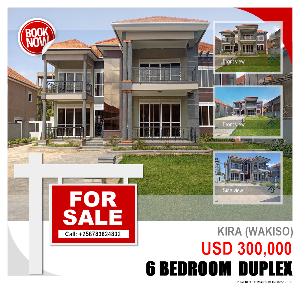 6 bedroom Duplex  for sale in Kira Wakiso Uganda, code: 98150