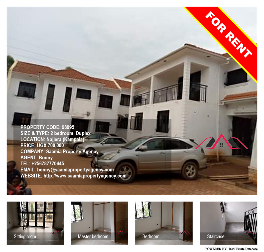 2 bedroom Duplex  for rent in Najjera Kampala Uganda, code: 98995