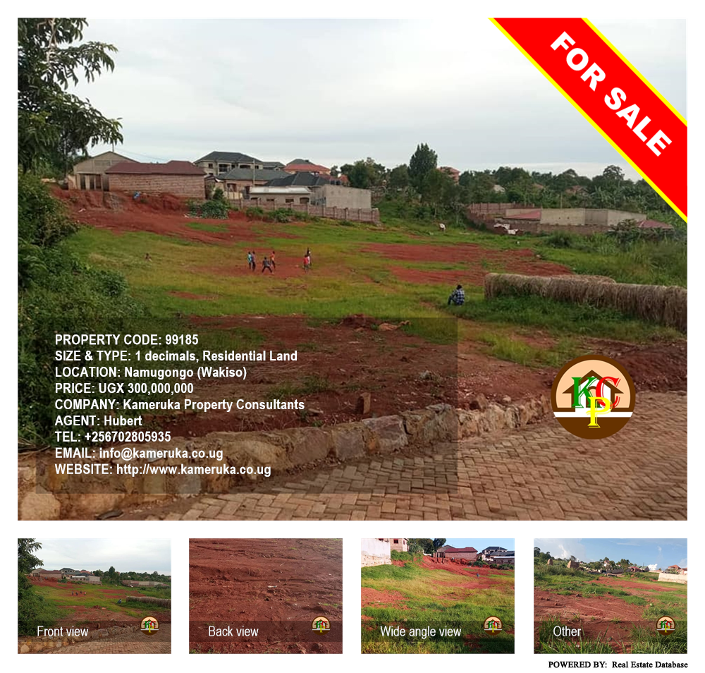 Residential Land  for sale in Namugongo Wakiso Uganda, code: 99185
