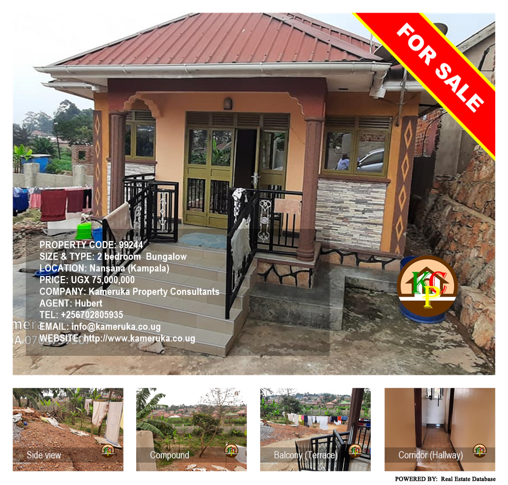 2 bedroom Bungalow  for sale in Nansana Kampala Uganda, code: 99244