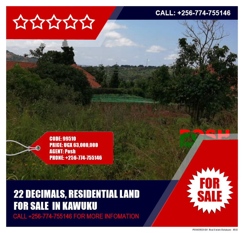 Residential Land  for sale in Kawuku Wakiso Uganda, code: 99510