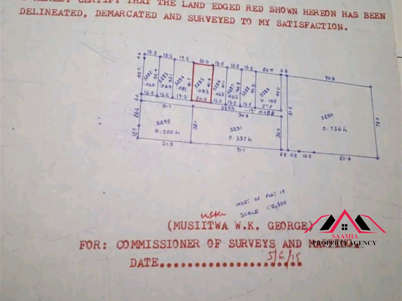 Residential Land for rent in Sonde Wakiso