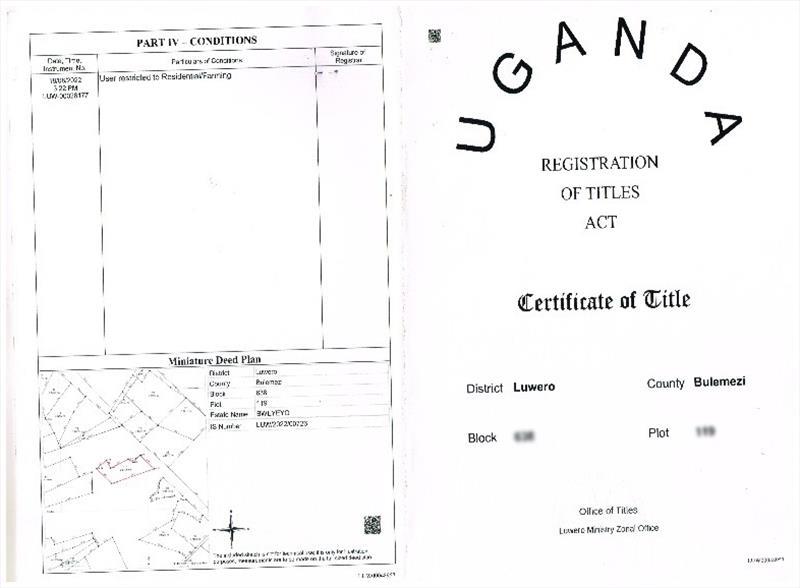 How to transfer a mailo land title into your names.