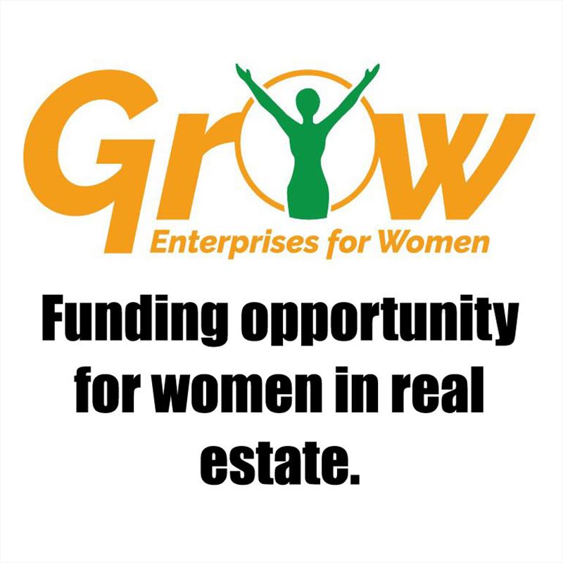 A funding opportunity for women in real estate.