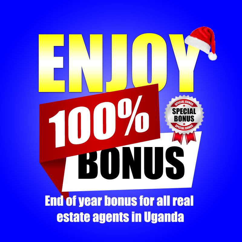 100% holiday bonus for all real estate agents.